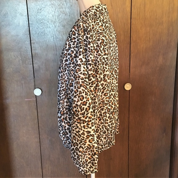 Southern Expressions Leopard Zip Jacket - Picture 2 of 7